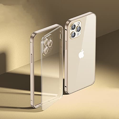 Coque de protection iPhone 13 Pro Max transparente or antichoc