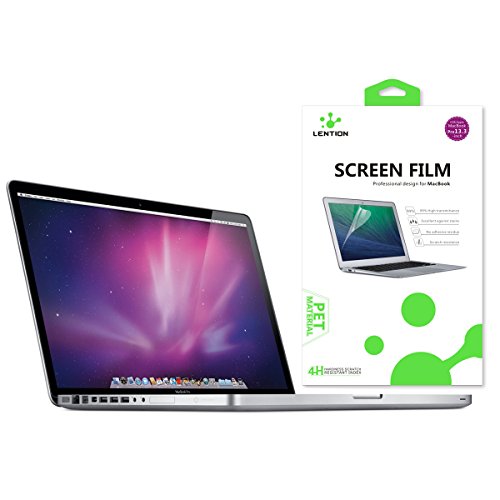 LENTION HD Crystal Clear Screen Protector for Apple Macbook Pro 13 inch Anti-glare Anti-scratch Oleophobic Hydrophobic Keep Clean