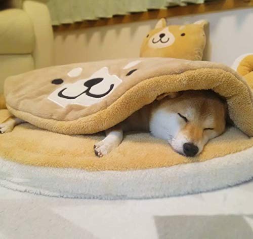 Amazon | Panni 犬 ベッド 柴犬クッション 冬 ペットベッド 柴犬 ト 