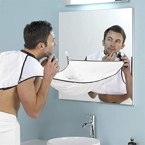 Male-Beard-Shaving-Apron-Care-Clean-Hair-Adult-Shaver-Holder-Bathroom-Organizer-for-Man-Beard-Trimming-Catcher-Bib-for-Shaving-Hair-Clippings-Waterproof-Non-Stick-Hair-Catcher-Grooming-Cloth