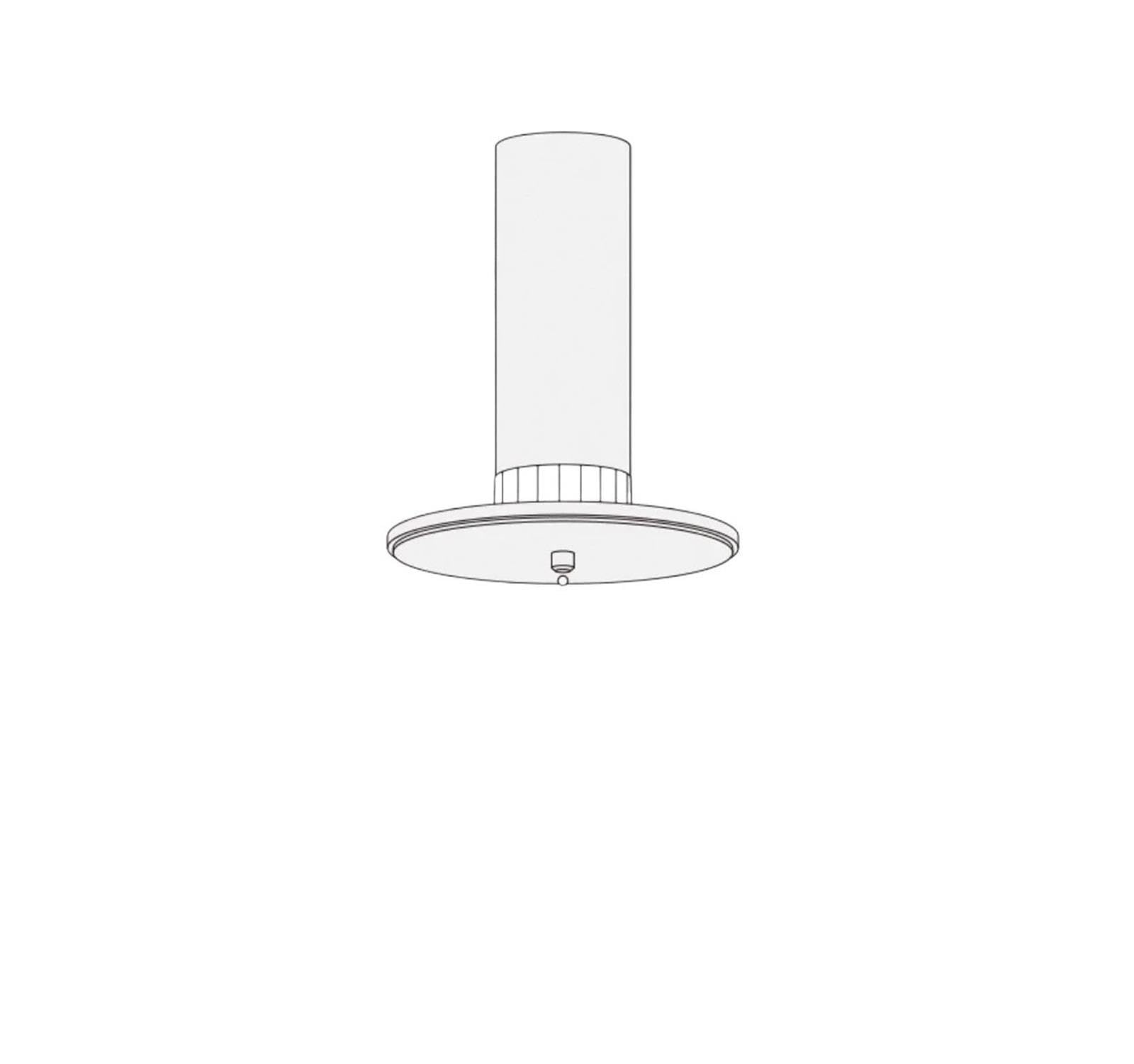 Compatible con Soporte for proyector de Techo XGIMI, RS20 de 1/4" | Soporte de techo for proyector con diseño de cable oculto, tornillo de 1/4 de pulgada, for RS20 RS10 Pro Plus