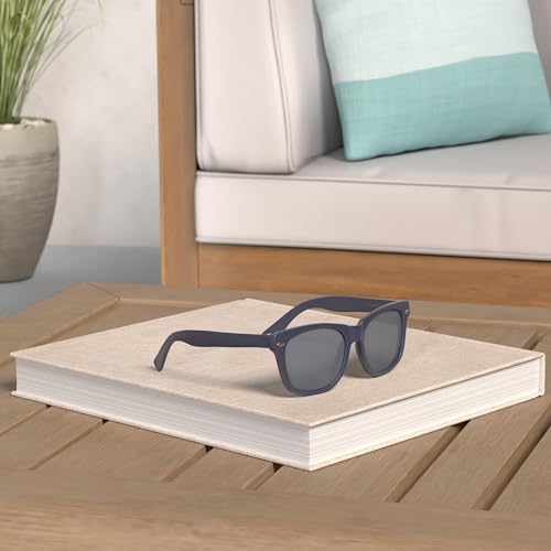 Image of PolarSpex Polarized Sunglasses for Men and Women | UV Protection, Durable Lightweight Frame, Retro Style, Felt Carrying Case, Clear Vision for Driving, Fishing & Everyday Wear.