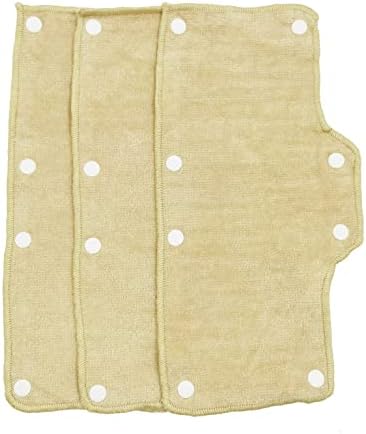Beige Sweatband for Hard Hat Washable Velvet Terry Cotton Hard Hat Liner NAEE snap on (3pcs)