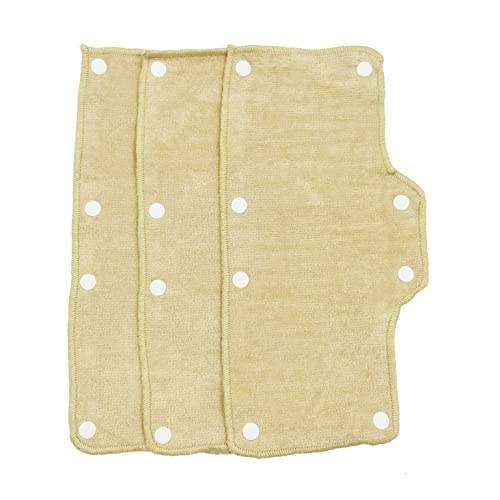 Beige Sweatband For Hard Hat Washable Velvet Terry Cotton Hard Hat Liner Naee Snap On (3Pcs) #TOP1