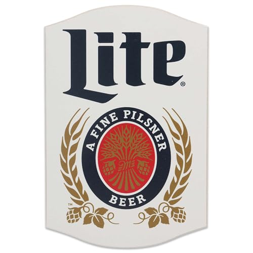 Molson Coors Miller Lite Pilsner Wood Wall Decor