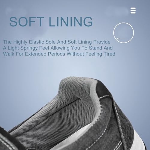 Men's Canvas Arch Support Slip-On Loafers Casual Outdoor Lightweight Non Slip Orthopedic Walking Shoes Comfortable Work Walk Boat Shoes4