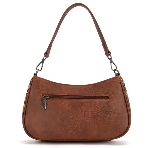 Image of Wrangler Western Shoulder Bag for Women Small Purse Aztec Hobo Bag Handbag with Detachable Strap