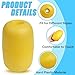 AGOOL Rope Floats Marine Buoy Float, 4/8pcs Crab Trap Floats Deep Water Fishing Marker Buoys Oval Water Float Ski Rope Floats Anchor Float for Boats Swimming Pool Kayak Crabbing Trail Dock