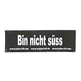k9 dog logos Klettsticker Bin nicht süß Julius K9 8151513 2 Klettsticker L. Bin Nicht Süß