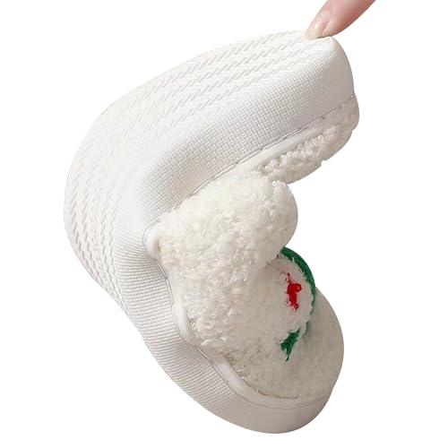Image of Comfy Elastic Slippers for Women Men,Memory Foam Soft Plush House Slippers | halloween & christmas Fuzzy Slippers, Holiday Retro House Shoes, Indoor & Outdoor,Warm Winter Footwear