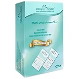 Easy@Home 5 Panel Instant Drug Test Kits - Testing Marijuana (THC), COC, OPI 2000, AMP, MET/mAMP- Urine Dip Drug Testing - #EDOAP-254-2 Pack Expires 12/24/21