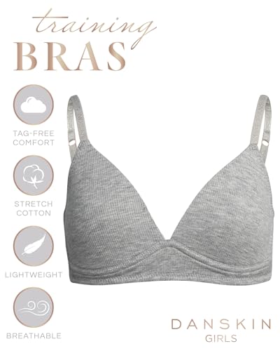 Danskin Girls' 3-Pack Wireless Training Bra2