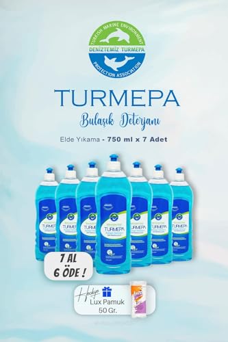 7 AL 6 Öde Elde Yıkama Bulaşık Deterjanı 750 ml, Pamuk Hediyeli