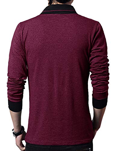 Image of EYEBOGLER Solid Men's Shawl Collar Regular Fit T-Shirt