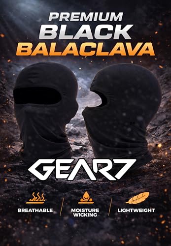 Image of Balaclava Face Mask with Hand Sleeves for Bikers UV Protection