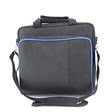 Zerich Playstation Carrying Case, Sturdy Durable Portable Nylon Taffeta Travel Shoulder Bag Videogame Console Bag for PS4, PS4 Slim #81050