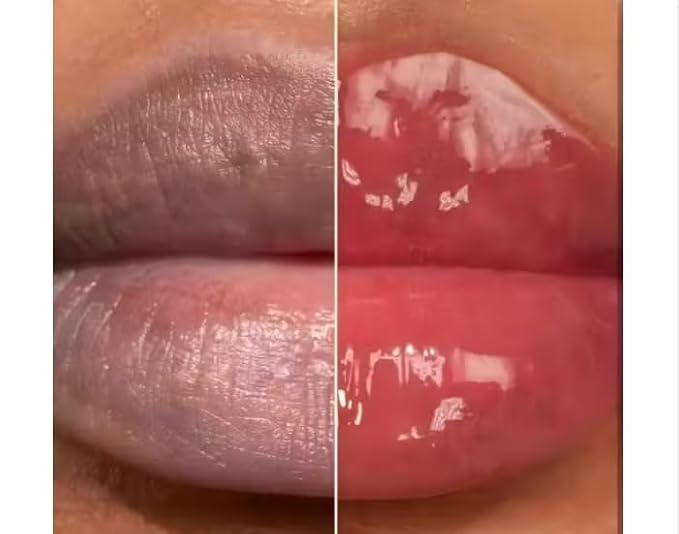 Image of Fruity Jelly Lip Gloss Duo - Pack of 2 | Moisturizing Non-Sticky Gloss with Soft Sponge Applicator | Glossy Hydrating Lip Care | 50ml Each | Random Fruity Flavours for Teens & Girls