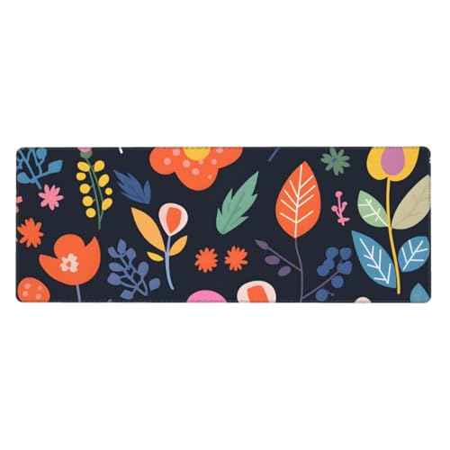 Tapis de souris 80x30 cm antidérapant avec surface de glisse fluide