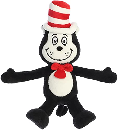Aurora® Whimsical Dr. Seuss™ Cat in The Hat Armature Stuffed Animal - Officially Licensed Plush for Imaginative Play - Perfect for Kids and Adults - Black 8 Inches by Aurora - Used condition - US$11.41