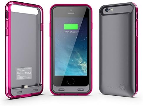 ArmorLite iPhone 6 Battery Charger Case 2400 mAh Apple 4.7inch Battery Case Protective Hard Case with Bumper