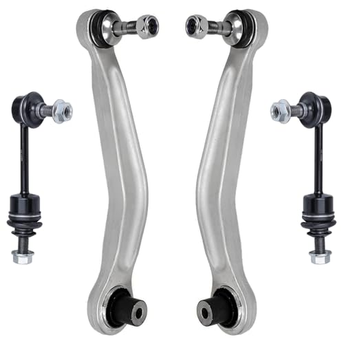 Image of Detroit Axle - Rear Upper Rearward Control Arms w /Ball Joints Sway Bar Links Replacement for BMW 528i 535i 525i 530i 545i 550i 645Ci 650i