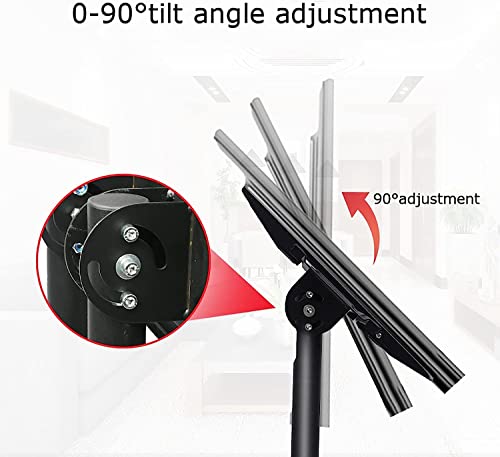 Soporte móvil para TV, altura ajustable, para pantallas 32-75 pulgadas miniatura 3