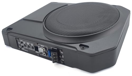 CISSIYOG 800W Aktivsubwoofer, 10 Zoll Slim Untersitz-Auto-Subwoofer, Leistungsstarker Gehäuse Subwoofer mit Controller für Auto-LKW-Wohnmobil, 2.5 Ohm CISSIYOG 800W Aktivsubwoofer, 10 Zoll Slim Untersitz-Auto-Subwoofer, Leistungsstarker Gehäuse Subwoofer mit Controller für Auto-LKW-Wohnmobil, 2.5 Ohm