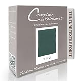 💎 Facile utiliser : un résultat éclatant à chaque lavage Grâce au kit complet de 1 à 3 sachets de colorant (selon la couleur), un manuel d'utilisation et des instructions claires, vous obtenez des teintes riches et uniformes. Ajoutez 500 g de sel pour une fixation optimale.