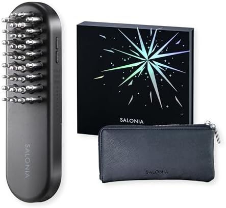 （00:30時点） SALONIA サロニア EMS リフトブラシ 3Dケア ブラック ギフトBOX 電気ブラシ 美顔器 電動頭皮ブラシ リフトアップ