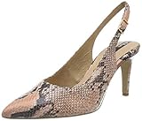  s.Oliver Damen 5-5-29601-24 Slingback Pumps, Pink (LT Rose Snake 548), 39