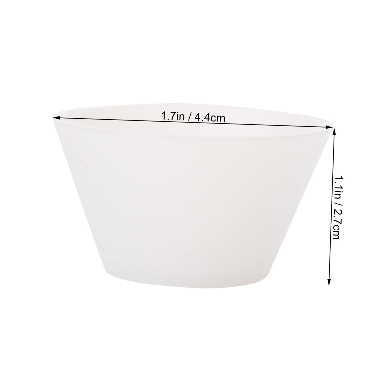 Housoutil 10Pcs Reusable Silicone Mixing Cups DIY Epoxy Craft Tools for Home Use and Convenient for Beginners and Professionals and Flexible