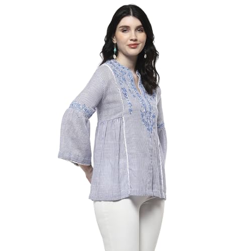 Image of BIBA Women Cotton Straight Dyed Kurti