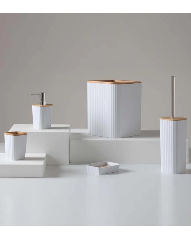 Set accessori bagno bianco 5 pz Show