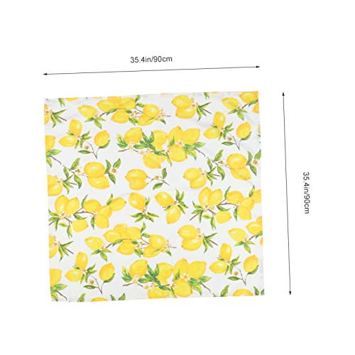 Nappe imprimée citron imperméable et résistante POPETPOP - 3