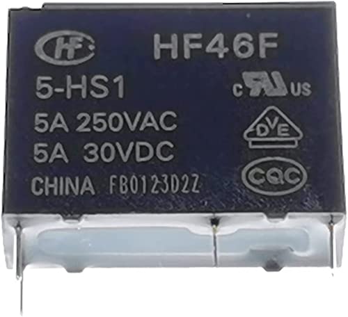 Relais HF46F-12-HS1T 12V 5A composant de commutation DIP4 PCB x5
