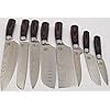 D&G 8 Piece Kitchen Chef Knife Set - High Carbon Stainless Steel