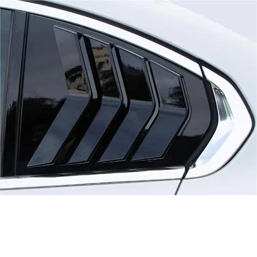 Pasuje do Bmw serii 3 G20 320i 325i 2020-2024 tylna boczna osłona żaluzji samochodu okno Vent żaluzje naklejka przeciwsłoneczna migawki Zasłony Osłonowe(Carbon Look)