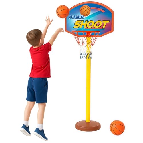 FunBlast Basketball for Kids - Basketballs with Net and Adjustabl...
