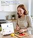 Cozyla Mate Digital Calendar+ 2: 15.6 Inch Wall Touch Screen Chore Chart Customize Dashboard Smart Electronic Calendar for Family Schedules Meal Planner Support App Store with Stand Wall Mount White
