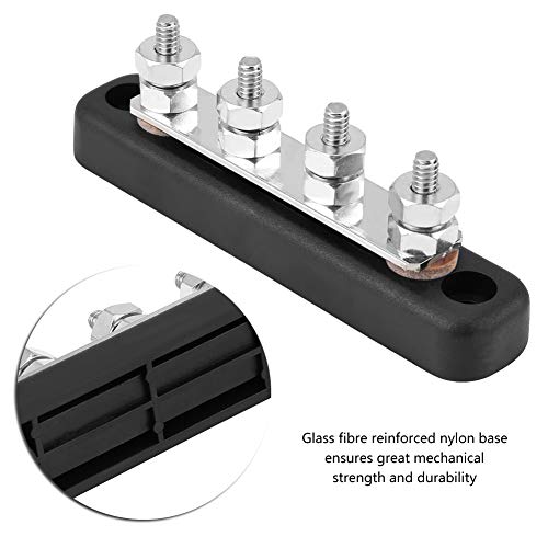 Terminal Bus Bar, Akozon 4 Borchie Bus Bar