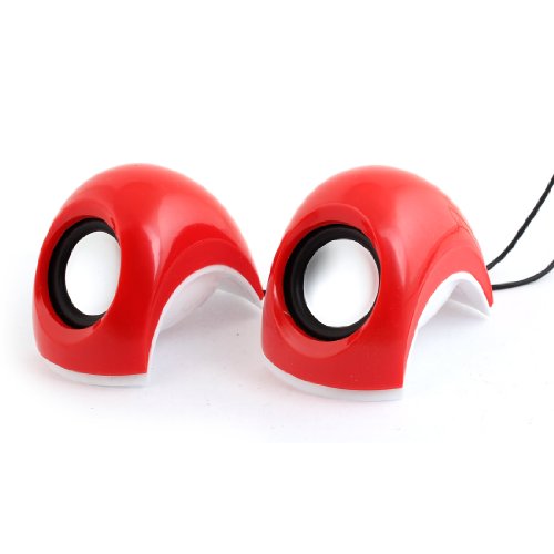 Ruilogod �y�A �A�[�`�^ 3.5mm USB 2.0 �m�[�g�p�\�R�� PC MP4 �~�j�X�s�[�J�[ ���b�h �u���b�N