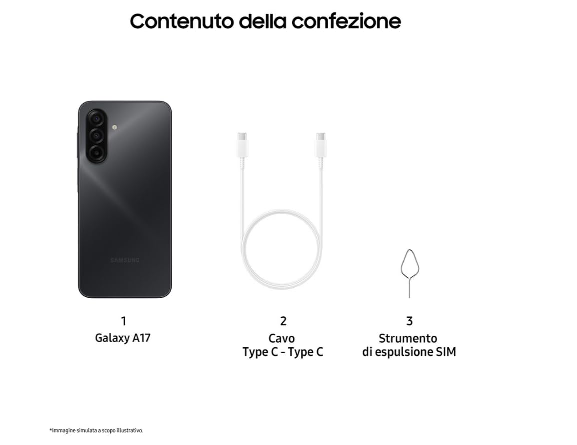 SAMSUNG GALAXY A17 LTE 4+128GB BLACK