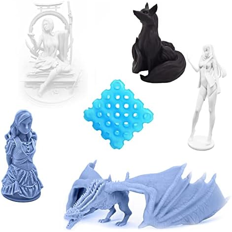 Amazon Brand -Eono ABS-Like 3D Printer Resin Upgrade Engineering Like Resin, LCD UV-Curing Resin 405nm Rapid Photopolymer Resin for LCD 3D Printer (500G, Grey-1)