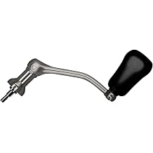Fishing Rod Handle Reel Screw-in Power Handle Double/Single Rockers Arm for Baitcasting Reel Replacement Part Easy Installation