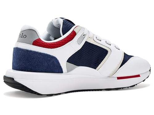 Image of POLO RALPH LAUREN Train 89 Suede & Oxford Sneakers