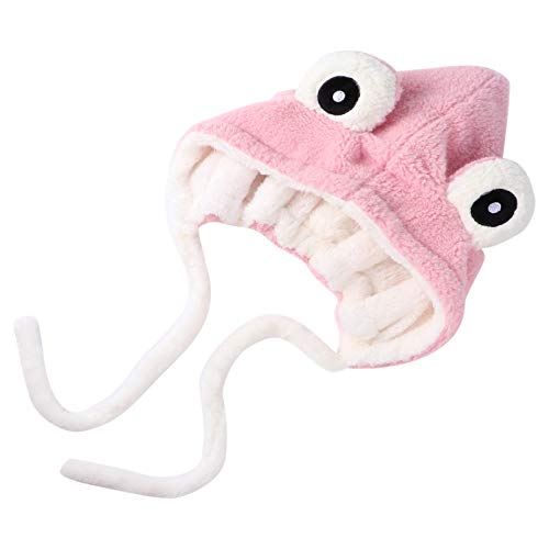 KESYOO Chapéu de Sapde Pelúcia EngraçadAnimal Chapéu SapCapacete CmpletChapéu derelha Chapéu de Esqu