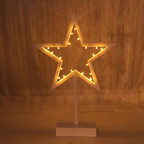 Preisvergleich Produktbild Nachtlicht Weihnachtsnachtlicht sternförmige Tischlampe Weihnachtsbaum exquisite Party Dekoration Hotel Office Home LED Nachtlicht