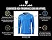 Iron Joc Performance Men's Long Sleeve T-Shirt (US, Alpha, Large, Regular, Regular, Blue Heather)