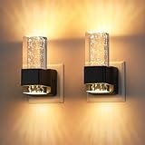 Quntis Luz Nocturna Enchufable LED con Sensor Crepuscular, Luz Cálida 3000K, 3 Niveles de Brillo Ajustables, Bajo Consumo 1W, Luz Ambiente Nocturna para Dormitorio, Pasillo, Baño, 2 Piezas Cuadrada