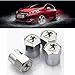 Produktbild 4 stück Auto Reifen Luftventilkappen für PEUGEOT SPORT 206 207 208 307 308 107, Ventilkappen Emblem Rad Reifen Ventil Kappen Wasserdicht Staubdicht Zubehör